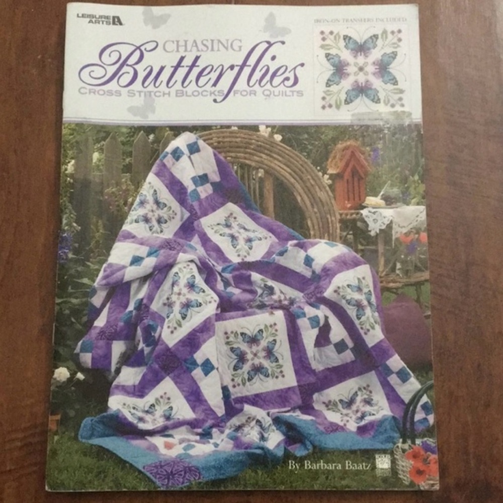 Chasing Butterflies: Cross Stitch Blocks for Quilts